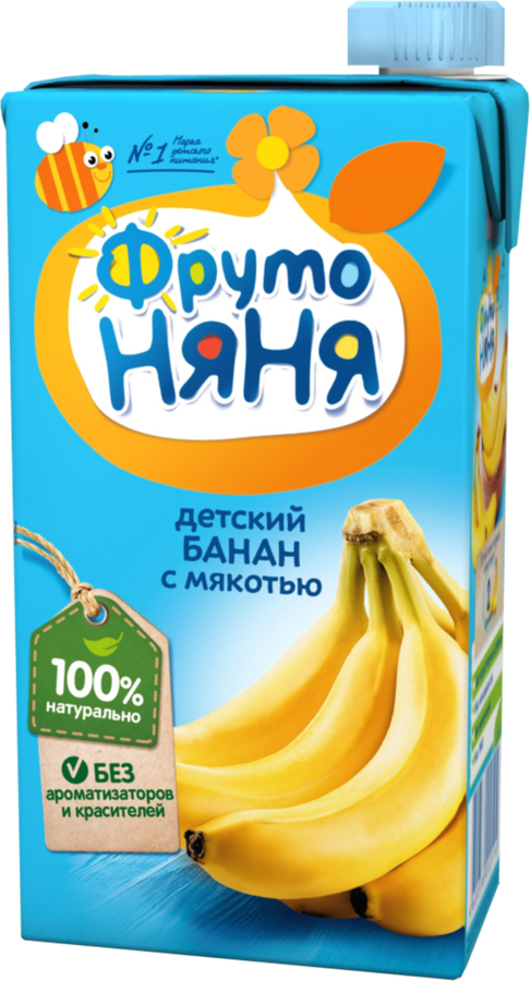 Нектар ФРУТОНЯНЯ Банан с мякотью, с 3 лет, 500мл, предпросмотр