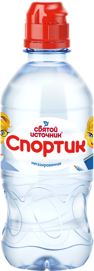 Вода питьевая детская СВЯТОЙ ИСТОЧНИК Спортик негазированная, 0.33л, вид
