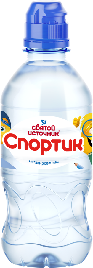 Вода питьевая детская СВЯТОЙ ИСТОЧНИК Спортик негазированная, 0.33л, детальное фото
