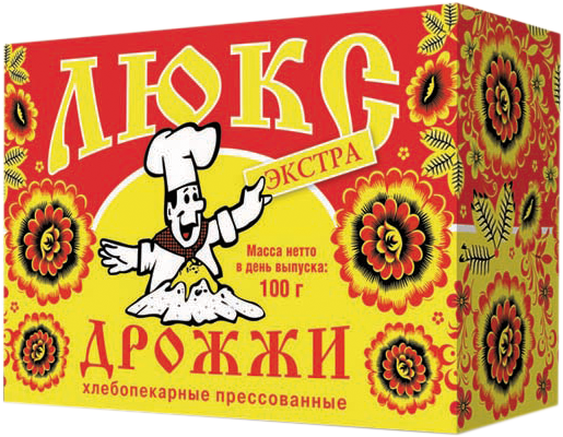 Дрожжи хлебопекарные ЛЮКС Экстра прессованные, 100г, превью