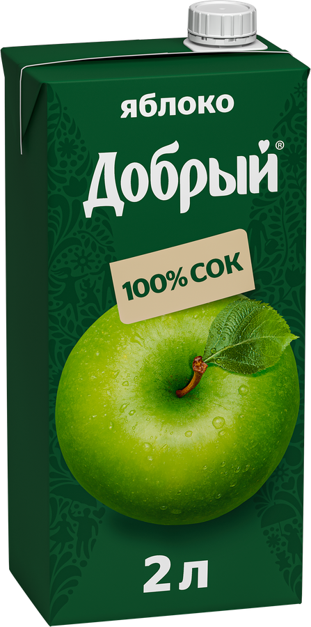 Сок ДОБРЫЙ Яблоко, 2л, превью