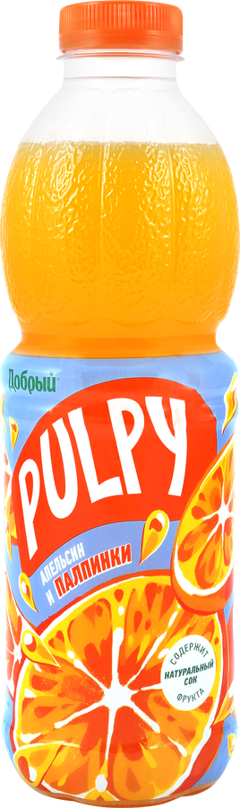 Напиток сокосодержащий ДОБРЫЙ Pulpy Апельсин с мякотью, 0.9л, предпросмотр