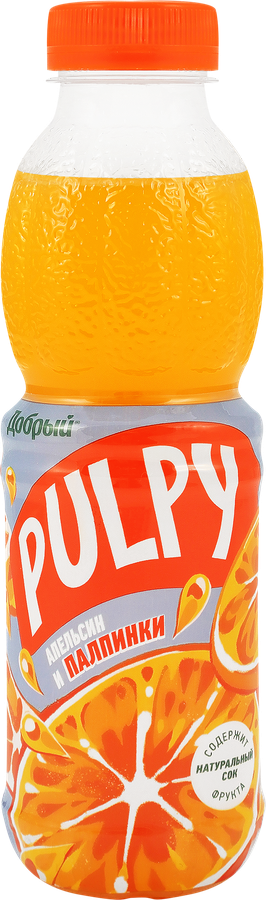 Напиток сокосодержащий ДОБРЫЙ Pulpy Апельсин с мякотью, 0.45л, предпросмотр