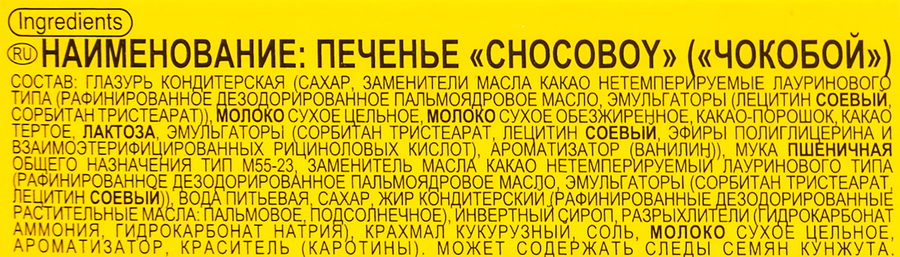 Печенье ORION Choco Boy бисквит с шоколадом, 45г, превью