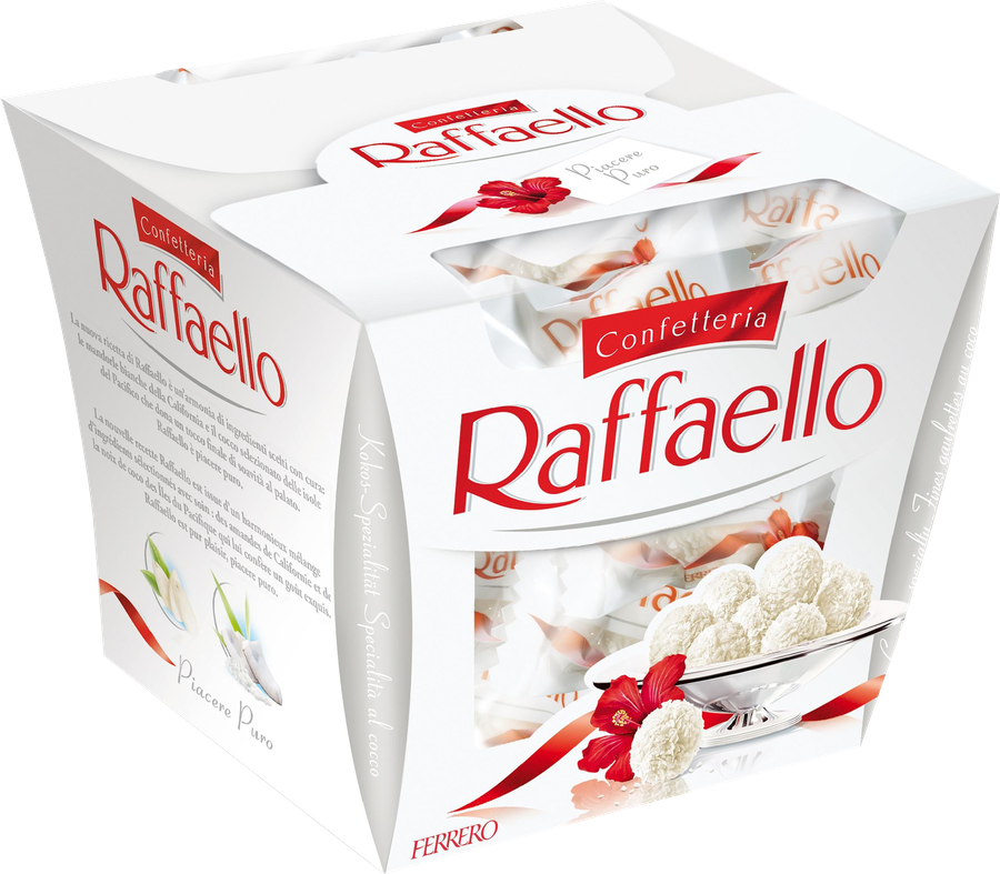 Конфеты RAFFAELLO с цельным миндальным орехом в кокосовой обсыпке, 150г, предпросмотр