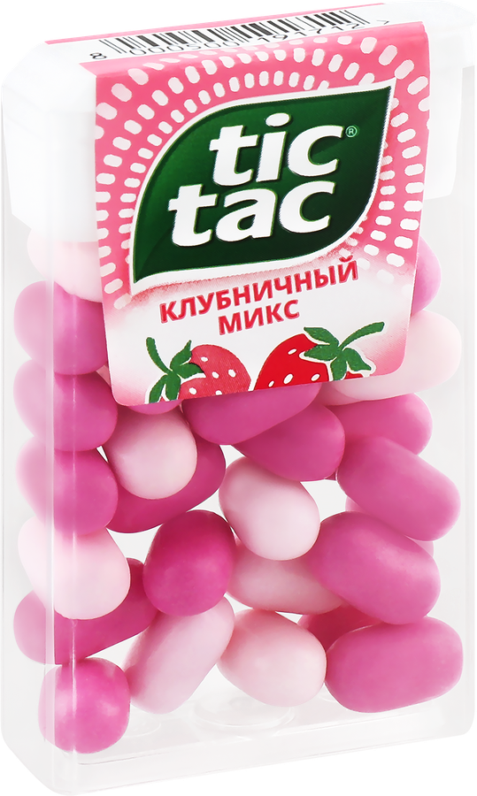 Драже TIC TAC Клубничный Микс, 16г, превью