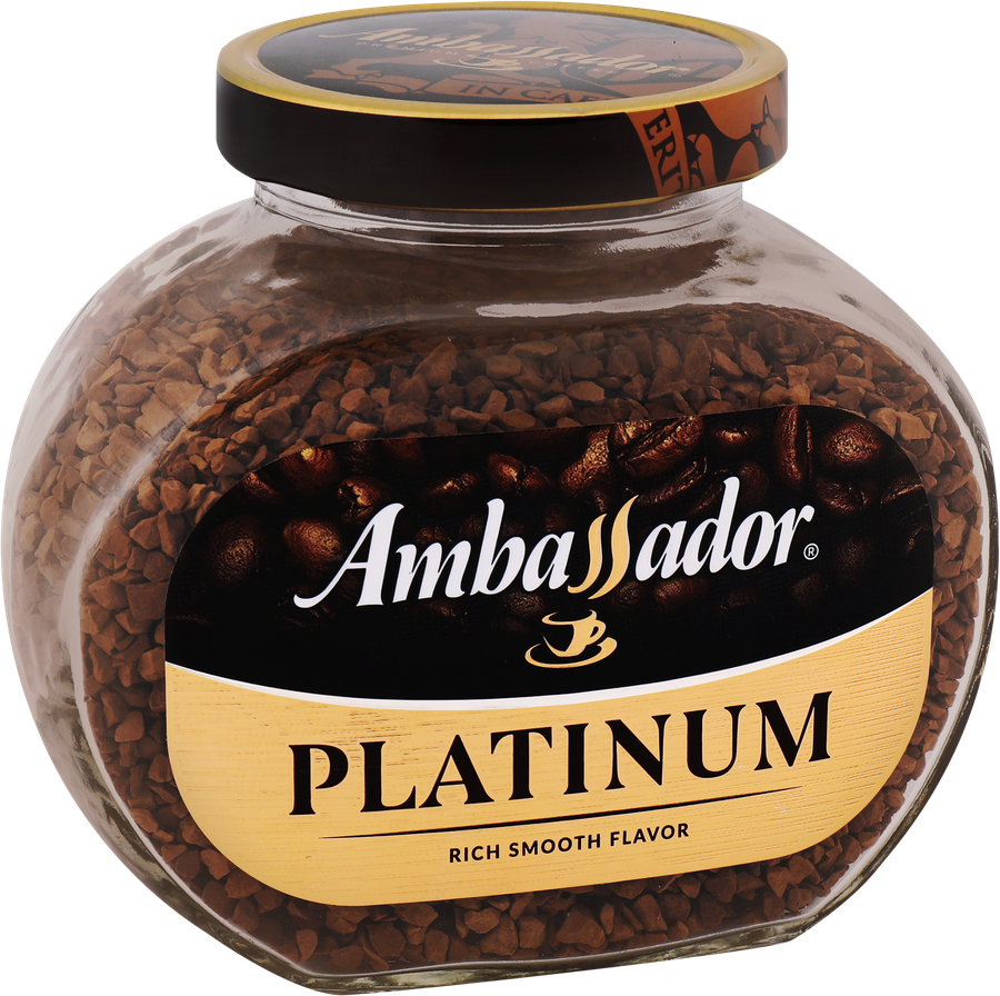 Кофе растворимый AMBASSADOR Platinum, ст/б, 95г, предпросмотр
