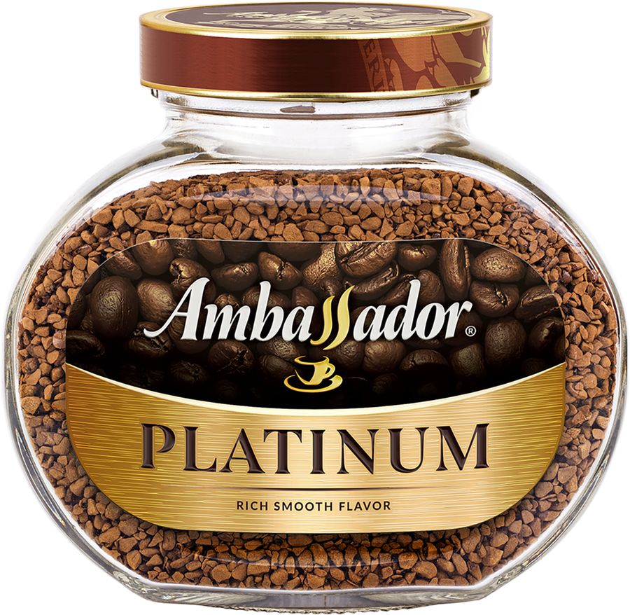 Кофе растворимый AMBASSADOR Platinum, ст/б, 95г, превью
