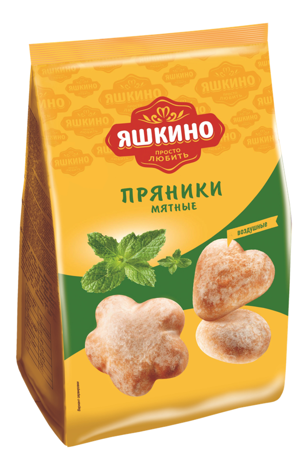 Пряники ЯШКИНО Мятные, 350г, превью