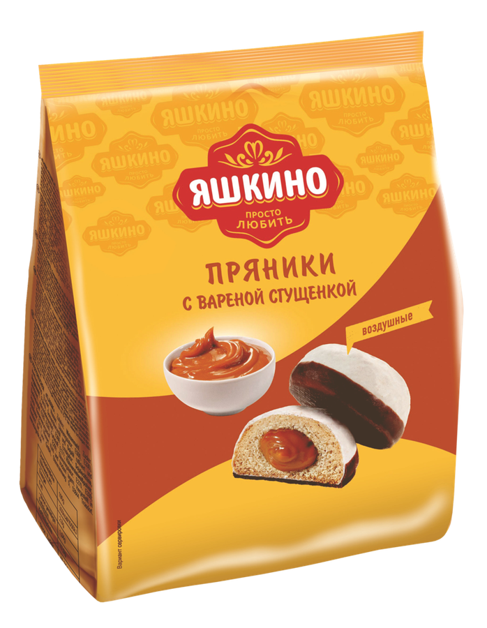 Пряники ЯШКИНО с вареной сгущенкой, 350г, предпросмотр
