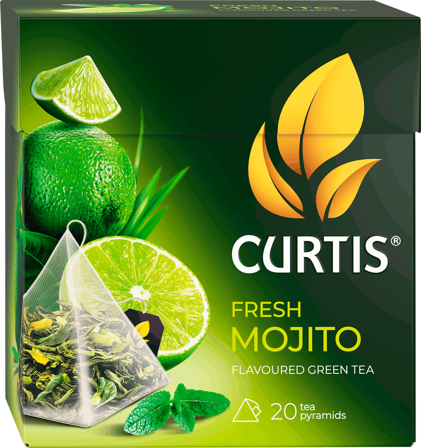 Чай зеленый CURTIS Fresh Mojito, 20х1,7г, предпросмотр