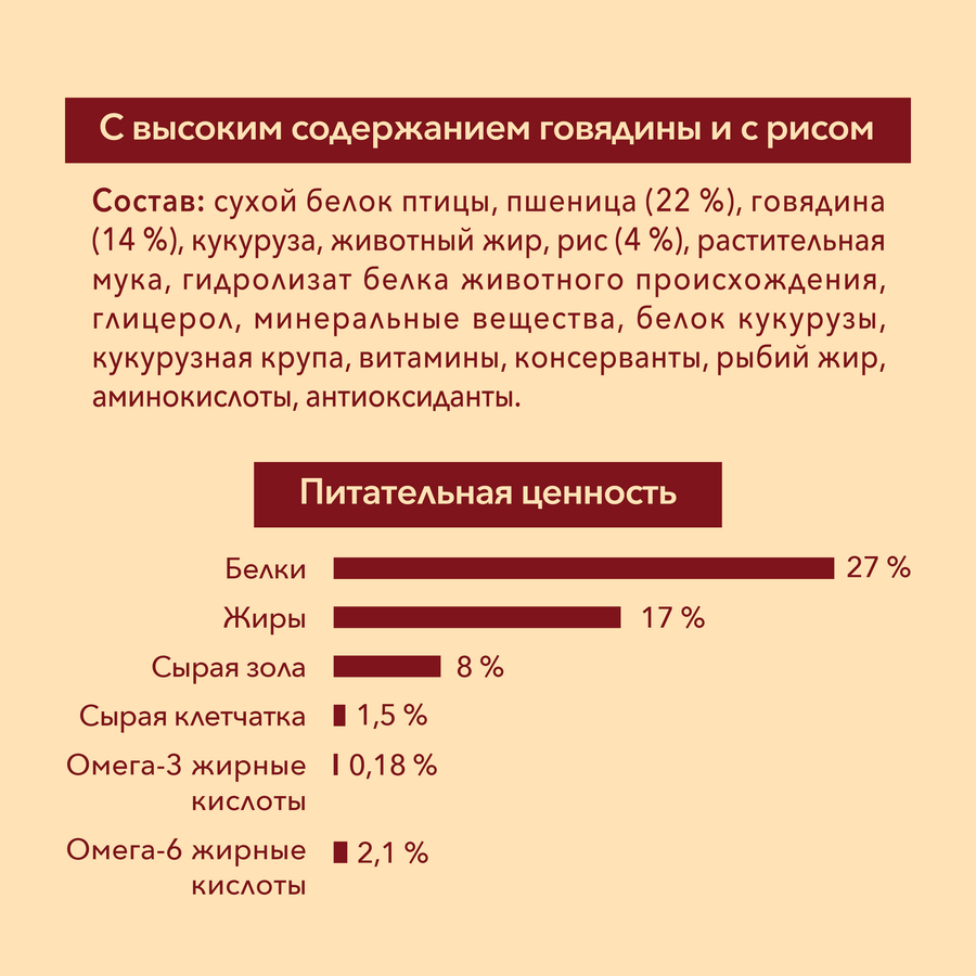 Корм сухой для взрослых собак PURINA ONE Говядина и рис, 600г, превью
