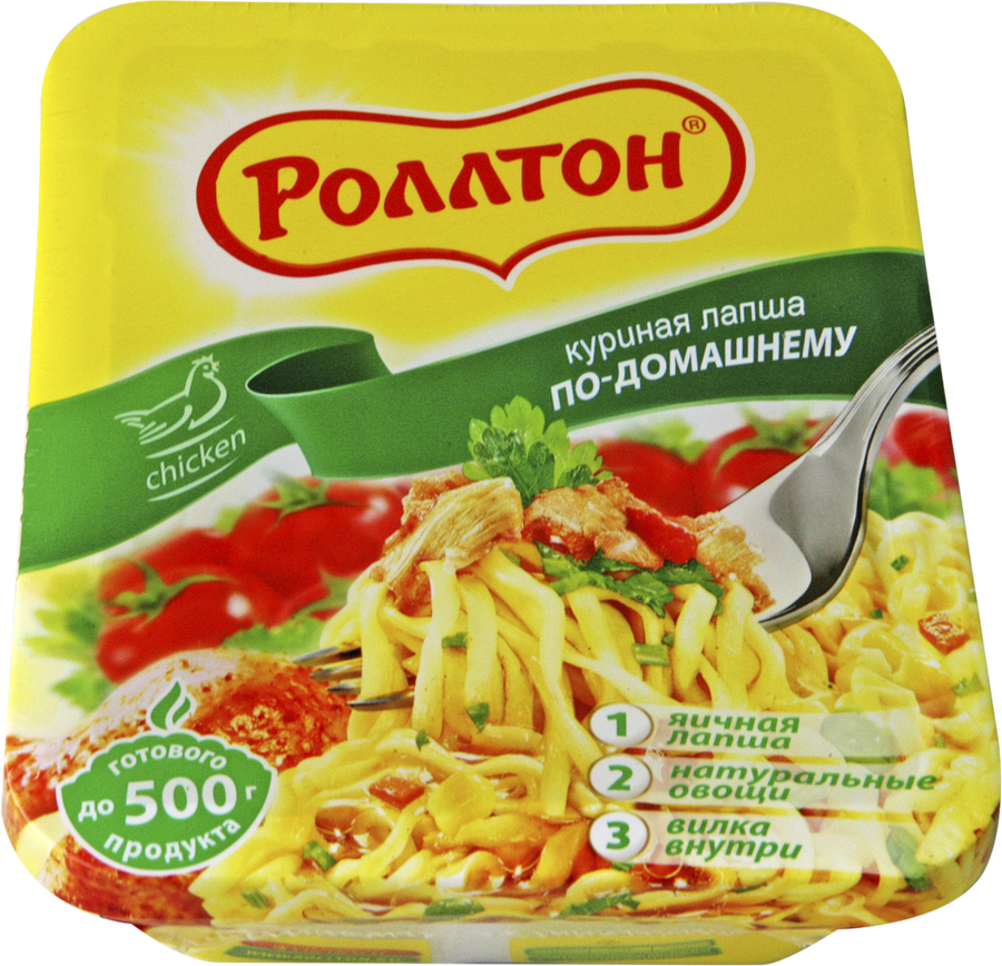 Лапша РОЛЛТОН куриная По-домашнему, 90г, предпросмотр