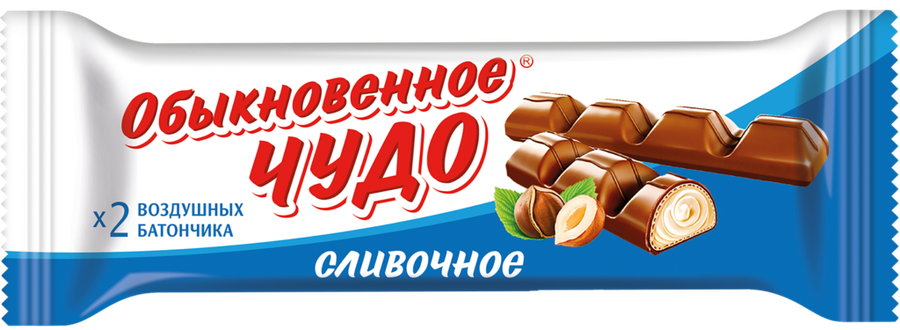 Батончик СЛАВЯНКА Обыкновенное чудо сливочное, 55г, превью