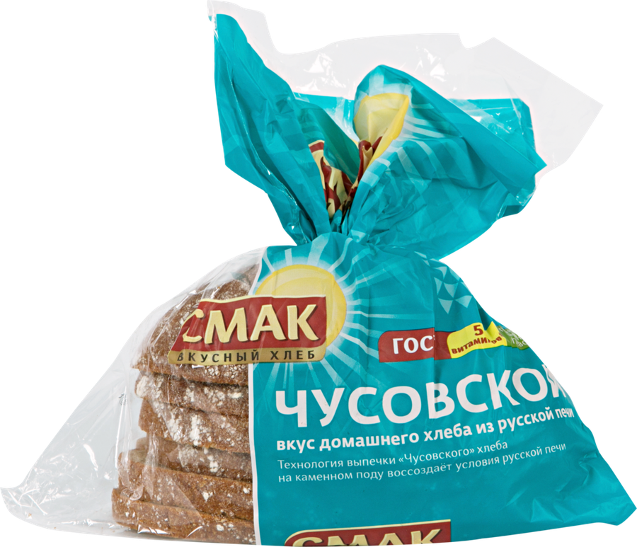 Хлеб СМАК Чусовской ржаной 2-й сорт в нарезке, 300г, предпросмотр
