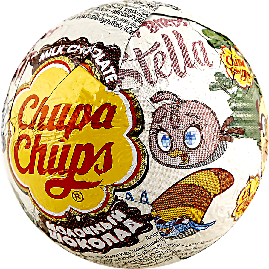 Конфета CHUPA CHUPS шоколадный шар из молочного шоколада с игрушкой, 20г, предпросмотр