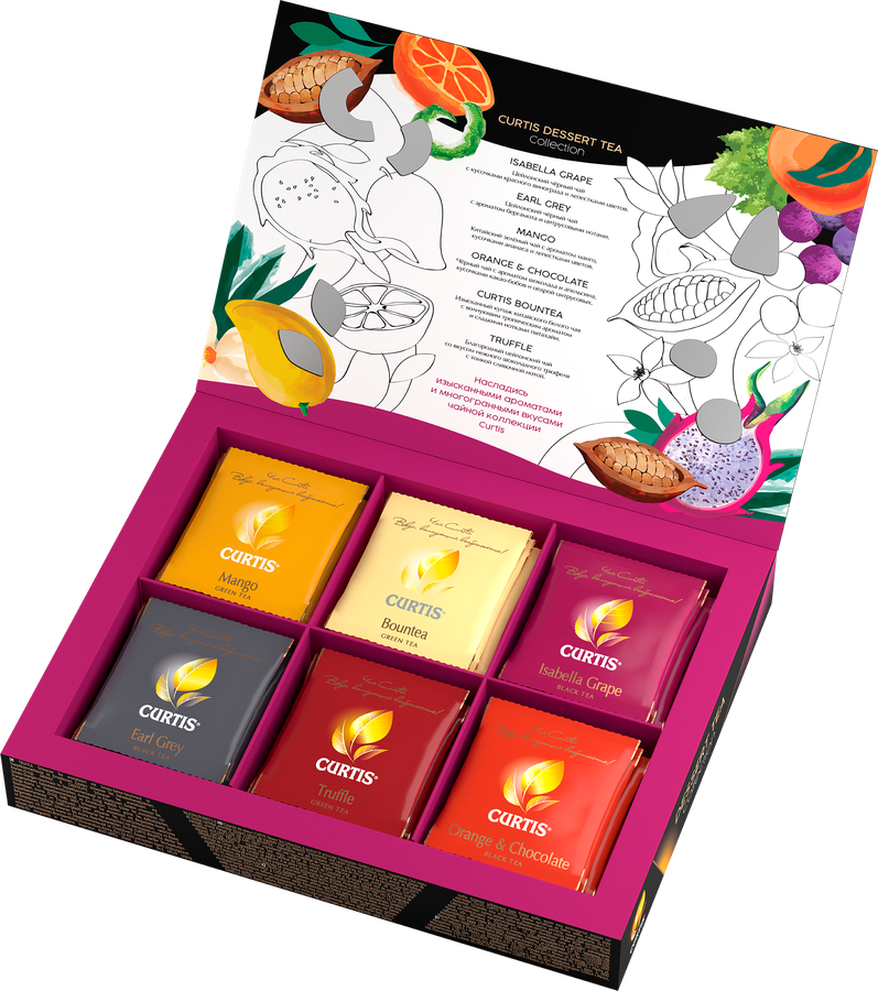 Чай черный CURTIS Dessert Tea Collection, 30пак, предпросмотр