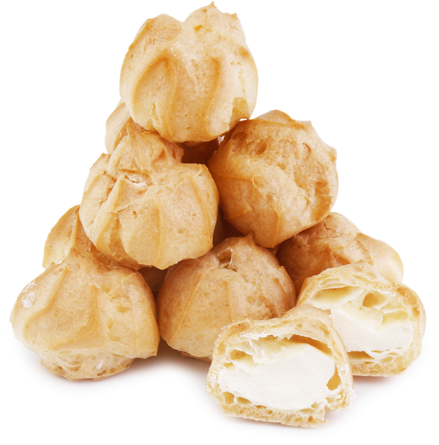 Профитроли MIREL с пломбирным кремом, 180г, превью