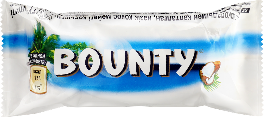 Конфеты шоколадные BOUNTY с нежной мякотью кокоса, весовые, превью