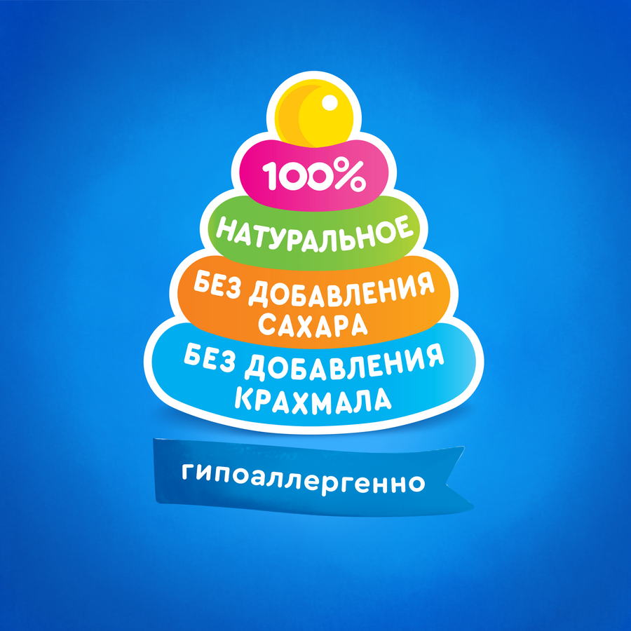 Пюре фруктовое АГУША Яблоко, с 4 месяцев, 90г, превью