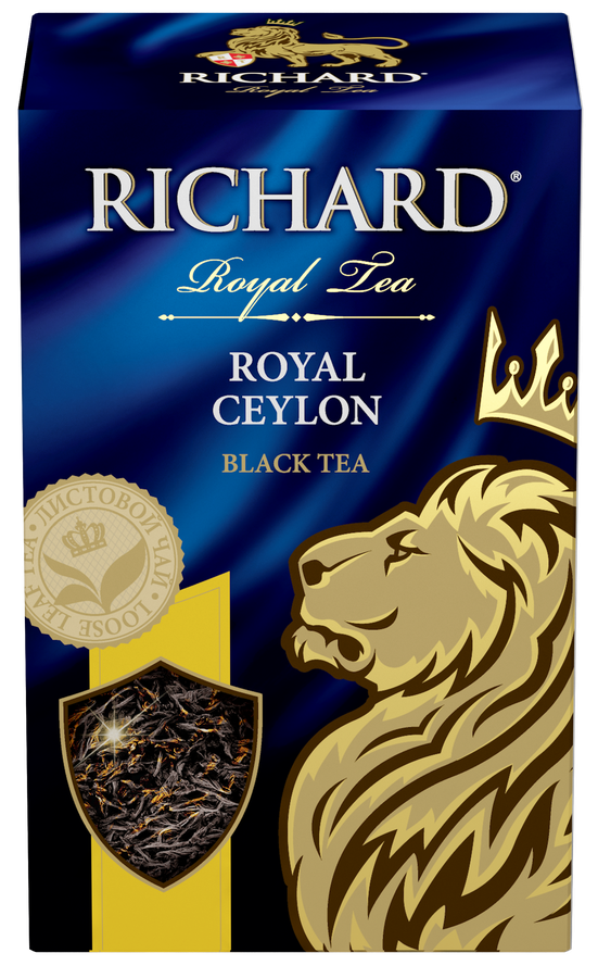 Чай черный RICHARD Royal Ceylon Цейлонский листовой, 90г, превью