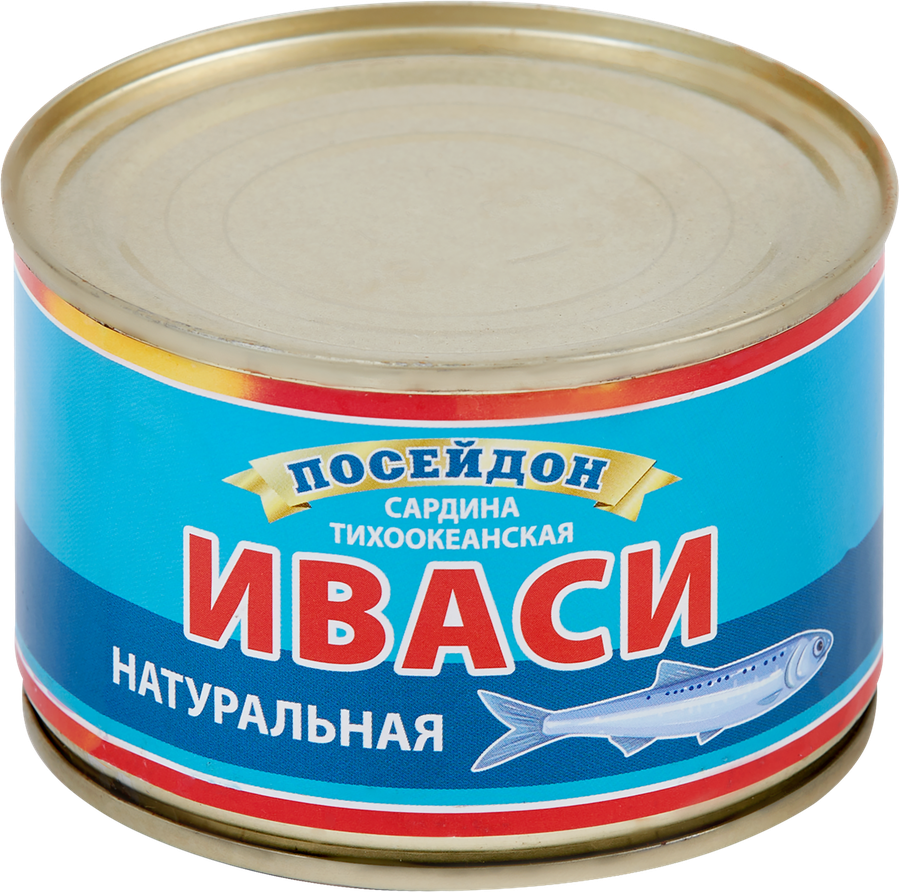 Сардина ПОСЕЙДОН в масле, 230г, превью