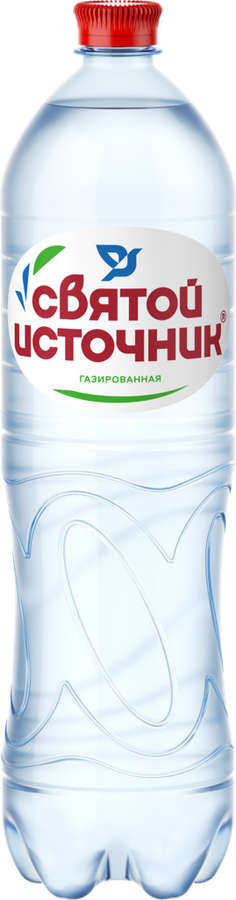 Вода питьевая СВЯТОЙ ИСТОЧНИК газированная, 1.5л, предпросмотр