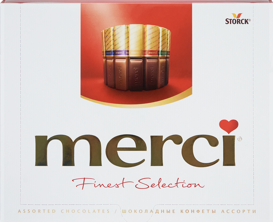 Конфеты MERCI Finest selection Ассорти, 250г, предпросмотр