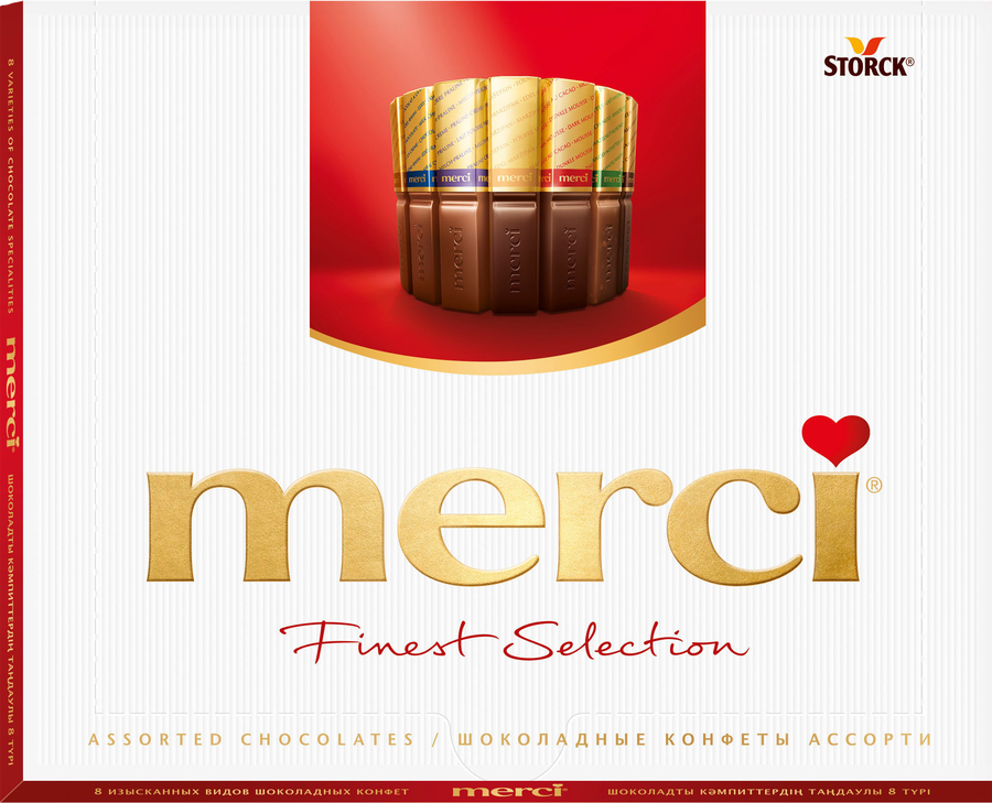 Конфеты MERCI Finest selection Ассорти, 250г, превью