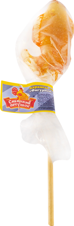 Карамель леденцовая СИБИРСКИЙ ПЕТУШОК Фигурная на палочке, 13г, предпросмотр