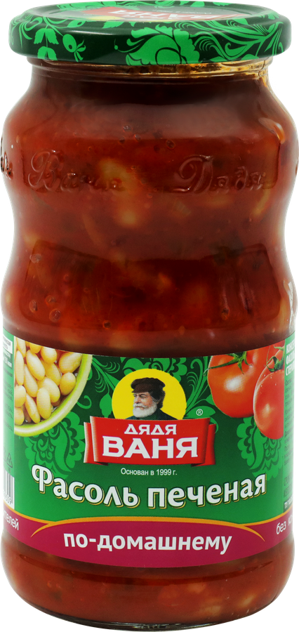 Фасоль печеная ДЯДЯ ВАНЯ По-домашнему, 480г, превью