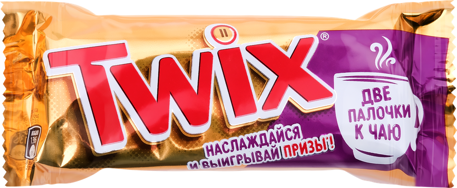Батончик шоколадный TWIX, 55г, предпросмотр