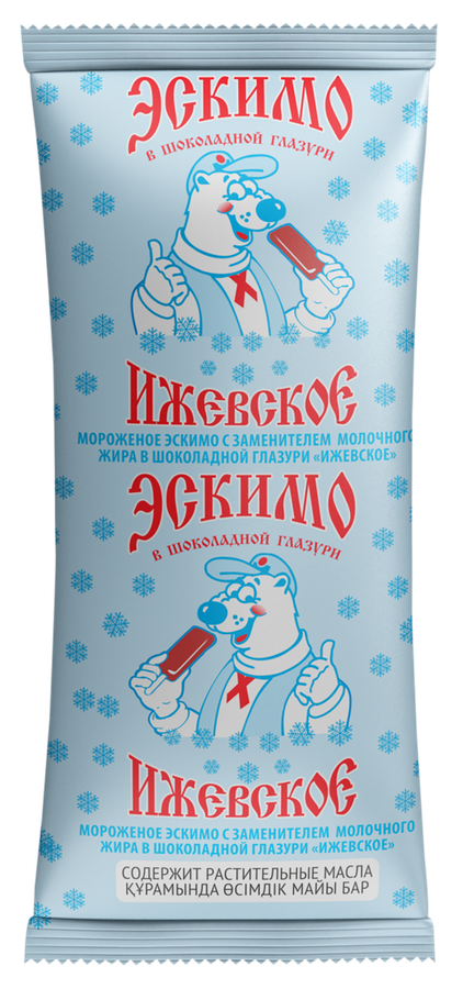 Мороженое МИЛКОМ Ижевское в шоколадной глазури 8%, с змж, эскимо, 60г, превью