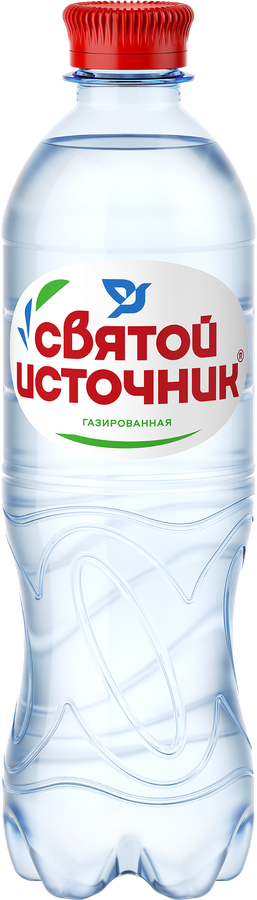 Вода питьевая СВЯТОЙ ИСТОЧНИК газированная, 0.5л, превью