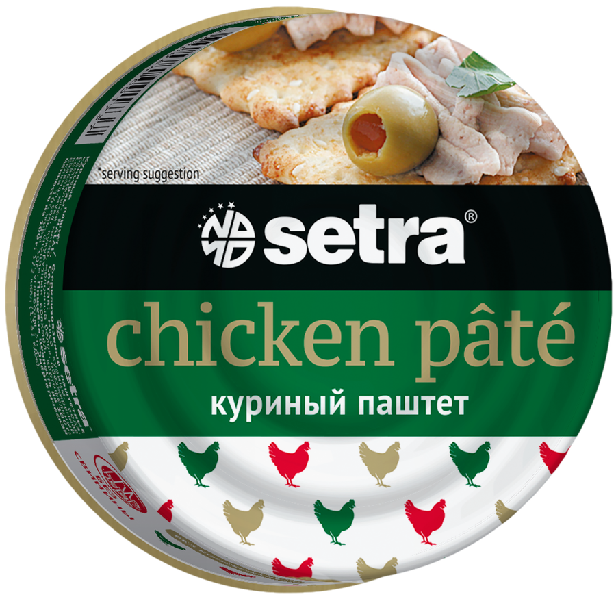 Паштет SETRA из курицы, 100г, предпросмотр