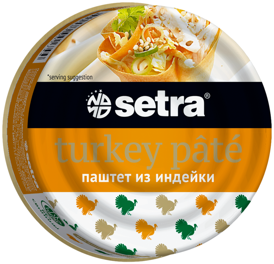 Паштет SETRA из индейки, 100г, предпросмотр