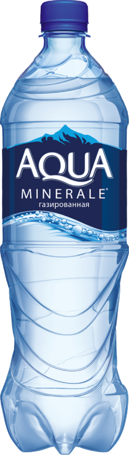Вода питьевая AQUA MINERALE газированная, 1л, предпросмотр