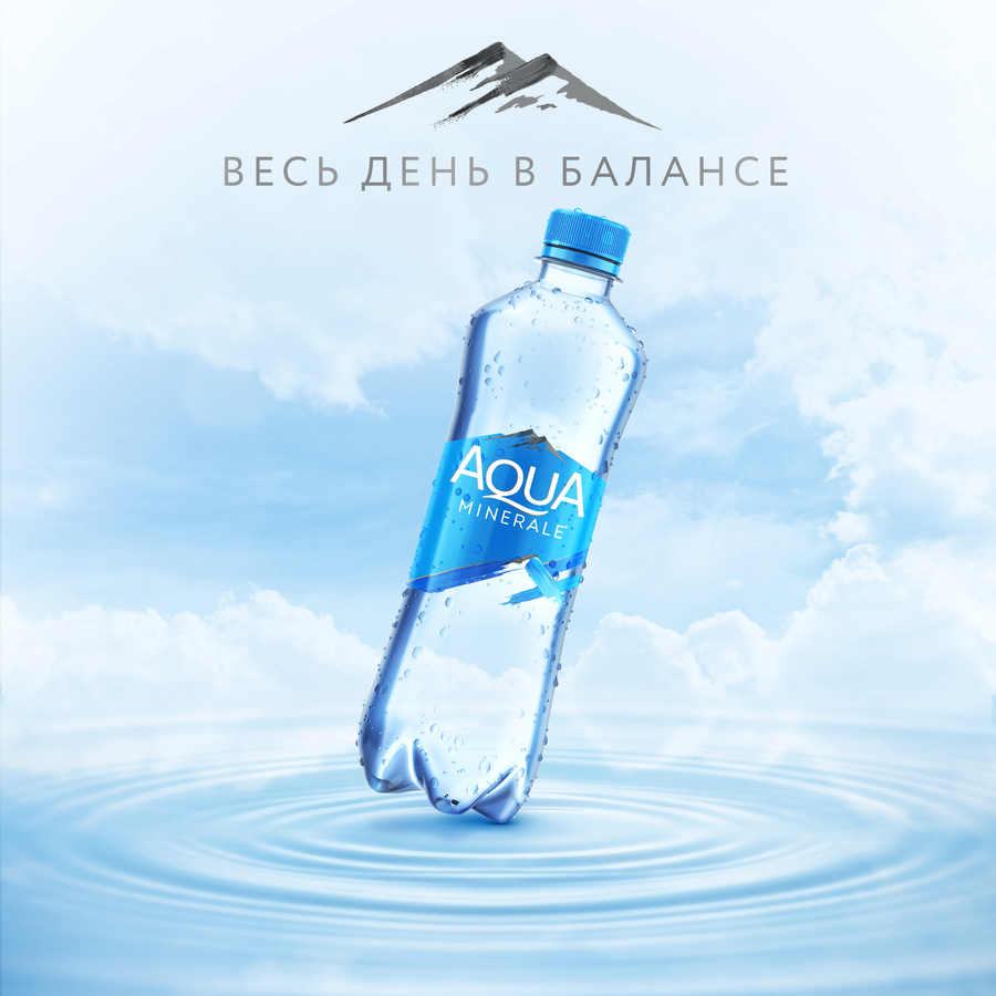 Вода питьевая AQUA MINERALE негазированная вода, 0.5л, предпросмотр