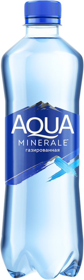 Вода питьевая AQUA MINERALE газированная вода, 0.5л, предпросмотр