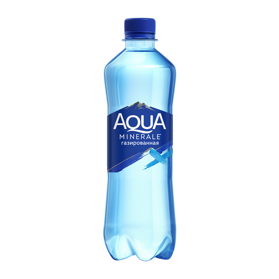 Вода питьевая AQUA MINERALE газированная вода, 0.5л, предпросмотр