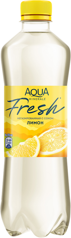 Вода питьевая AQUA MINERALE Juicy Лимон негазированная, 0.5л, предпросмотр