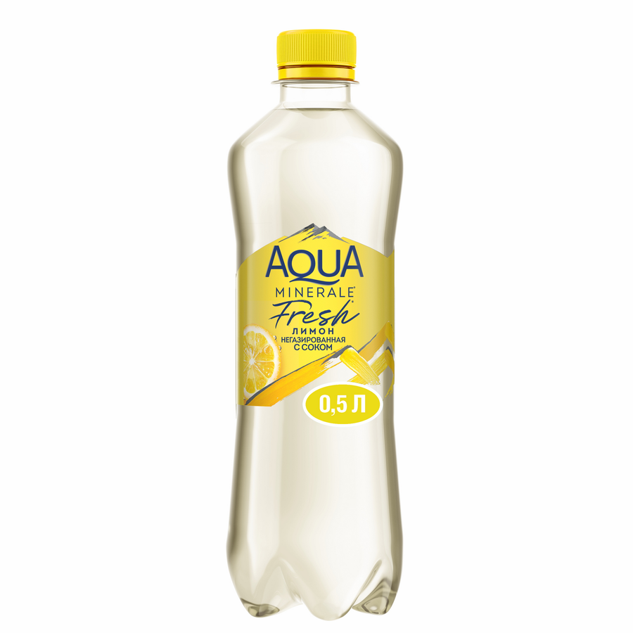 Вода питьевая AQUA MINERALE Juicy Лимон негазированная, 0.5л, предпросмотр