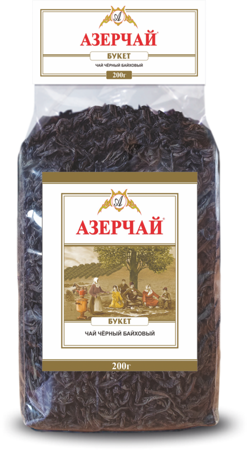 Чай черный АЗЕРЧАЙ Букет, листовой, 200г, превью