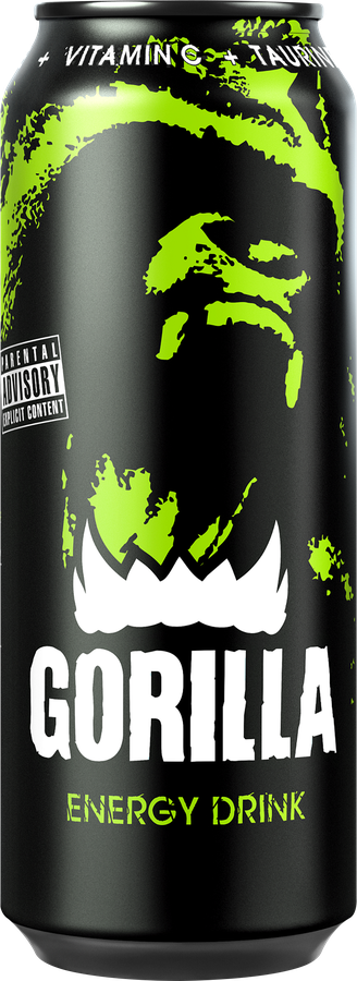Напиток энергетический GORILLA тонизирующий без консервантов газированный, 0.45л, превью