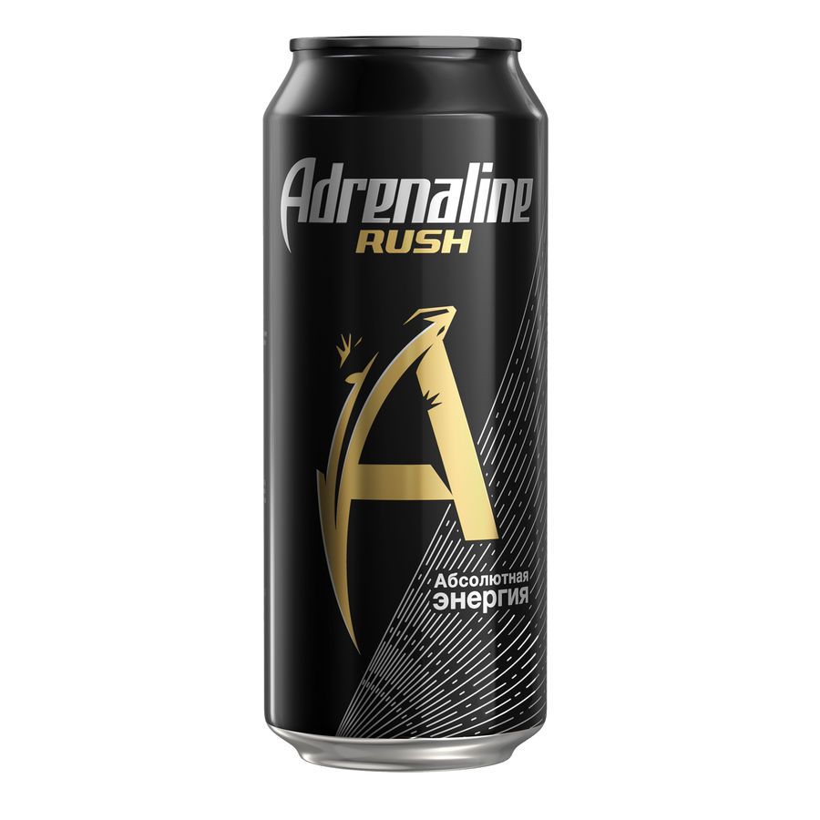 Напиток энергетический ADRENALINE Rush Энергия газированный, 0.449л, превью