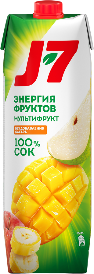 Сок J7 Мультифруктовый с мякотью, 0.97л, превью