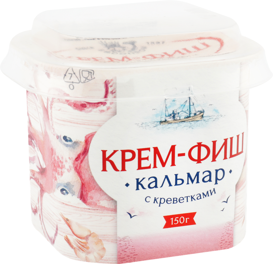 Паста КРЕМ-ФИШ Кальмар-креветка, 150г, предпросмотр