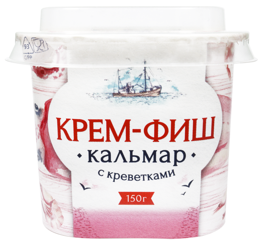 Паста КРЕМ-ФИШ Кальмар-креветка, 150г, превью