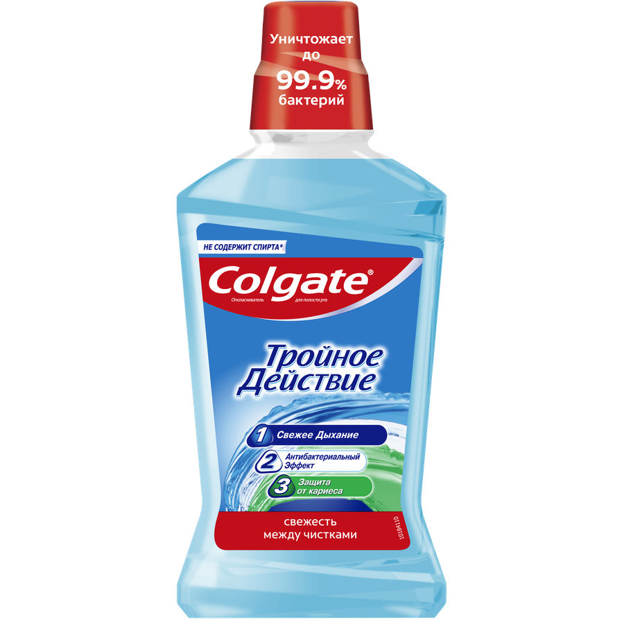Ополаскиватель для полости рта COLGATE Тройное Действие, 500мл, превью