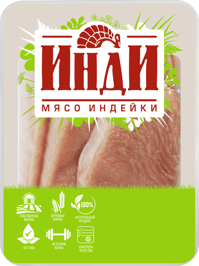 Стейк из грудки индейки ИНДИ, 500г, предпросмотр